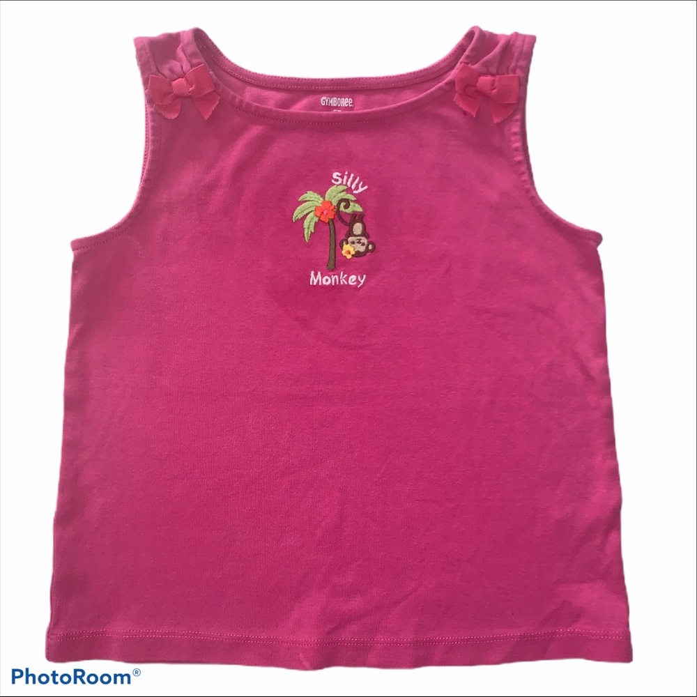Gymboree wild for zebra silly monkey top